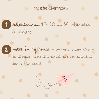 Créez votre box de stickers !