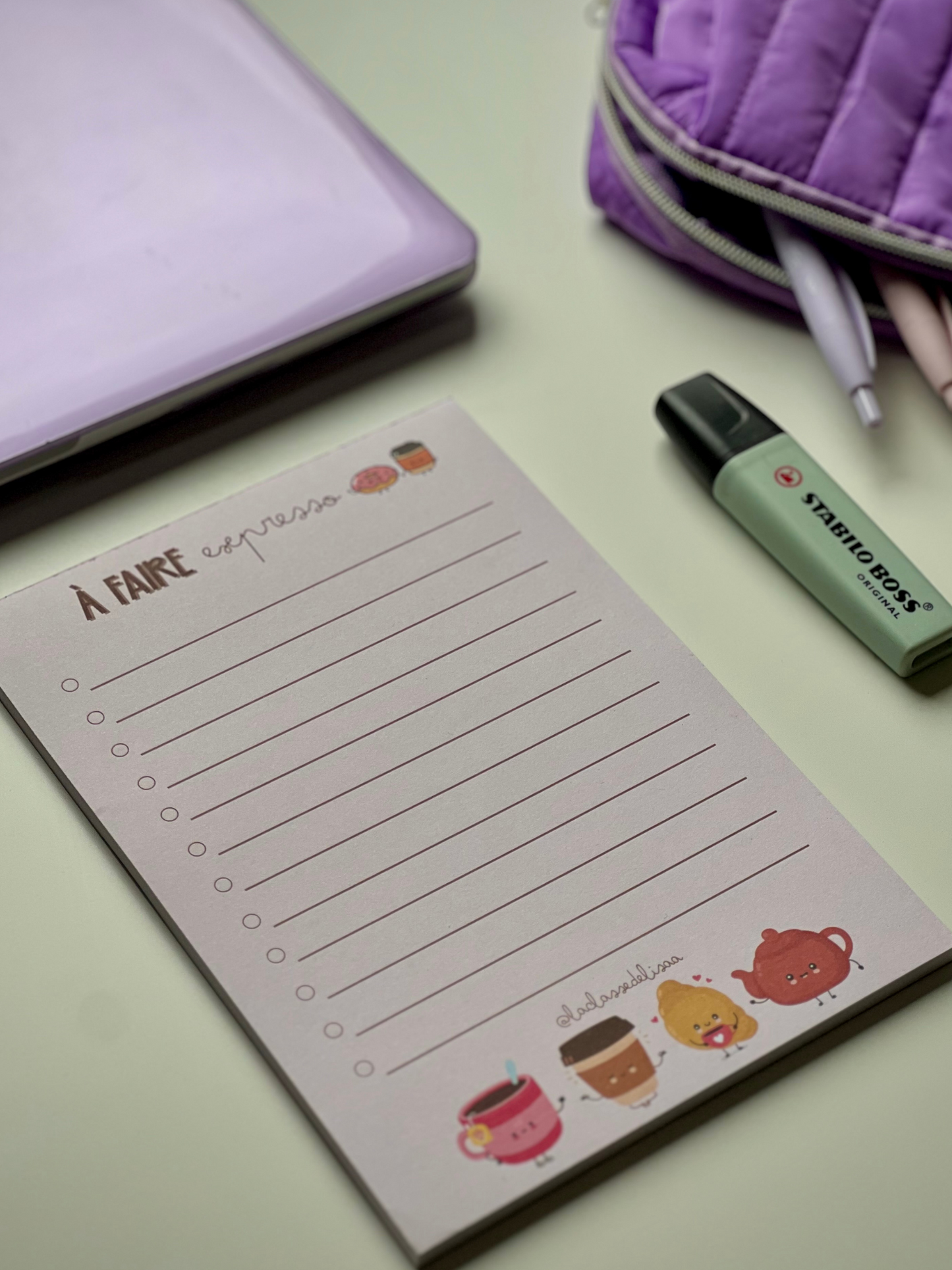 Bloc-notes "A faire expresso"