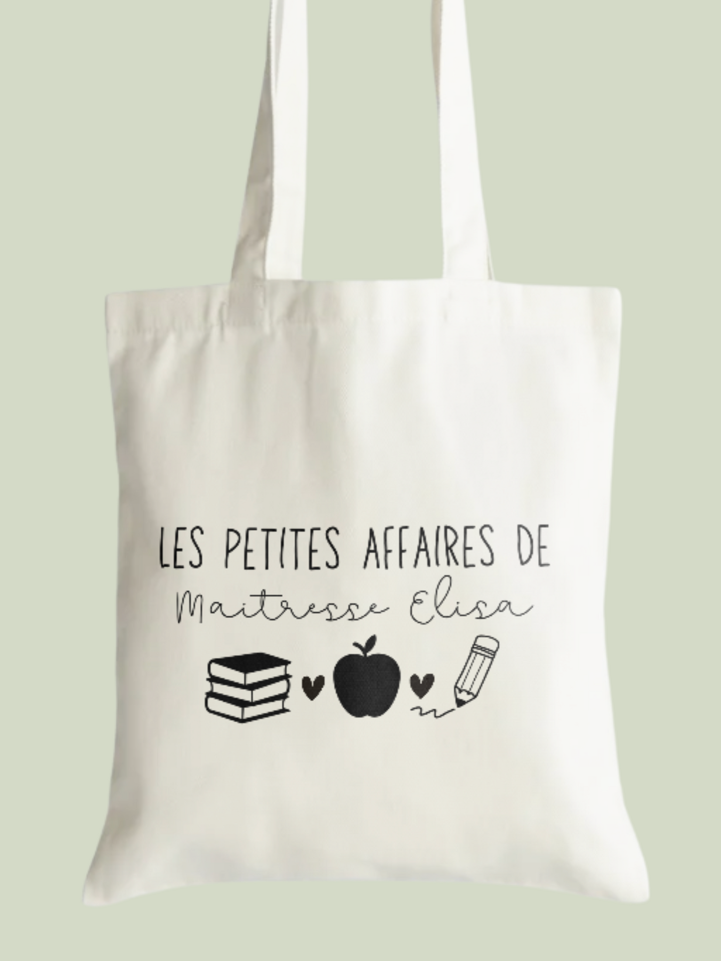 Tote bag personnalisé « Le joli bazar / Les petites affaires »