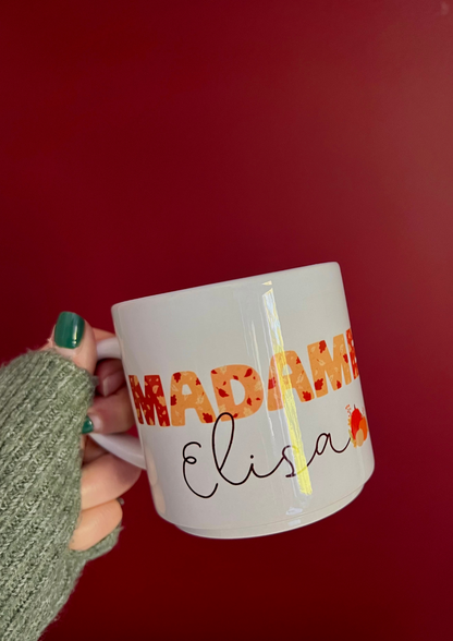 Tasse personnalisée automnale 🍁