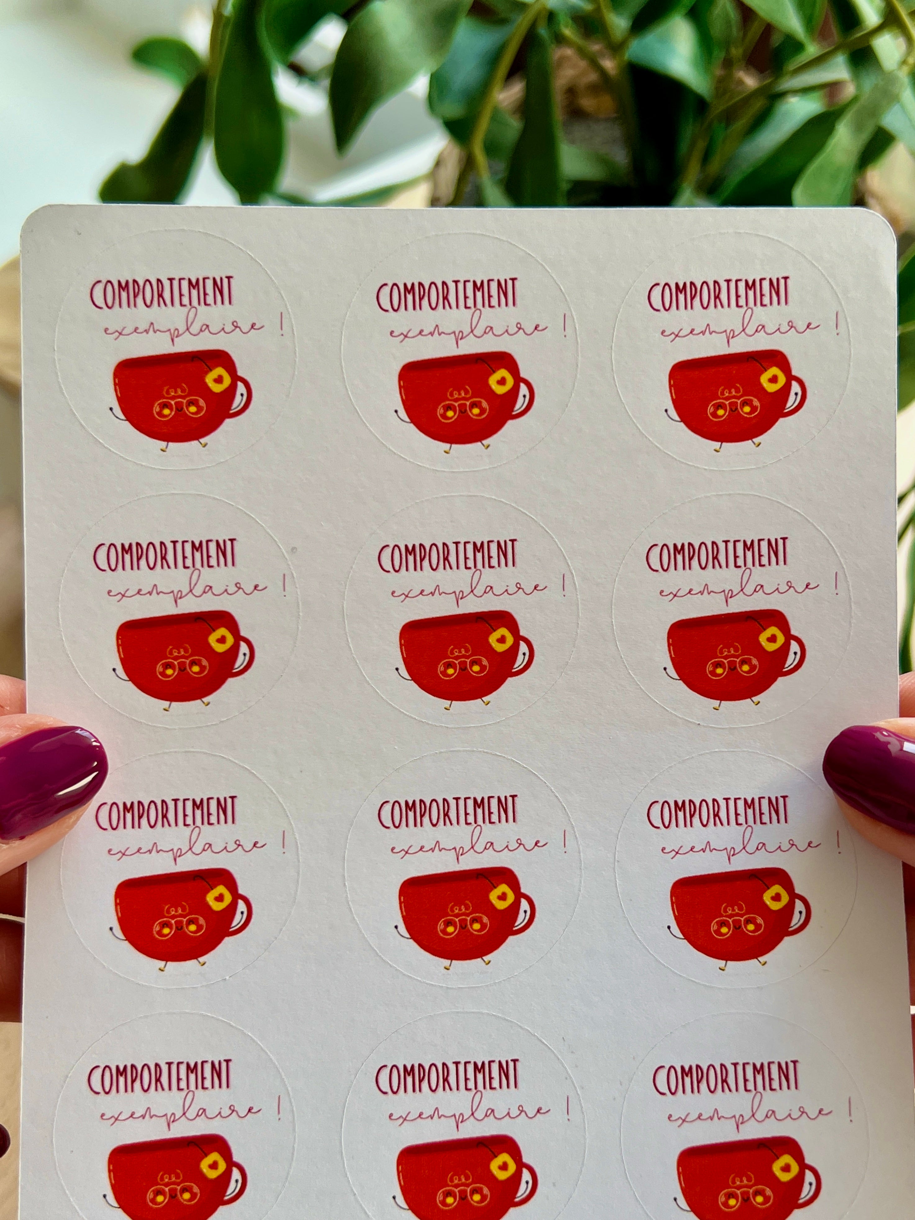Planche de stickers 