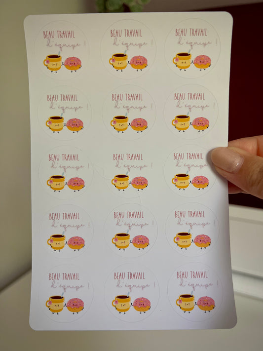 Planche imparfaite "Beau travail d'équipe"