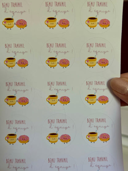 Planche imparfaite "Beau travail d'équipe"