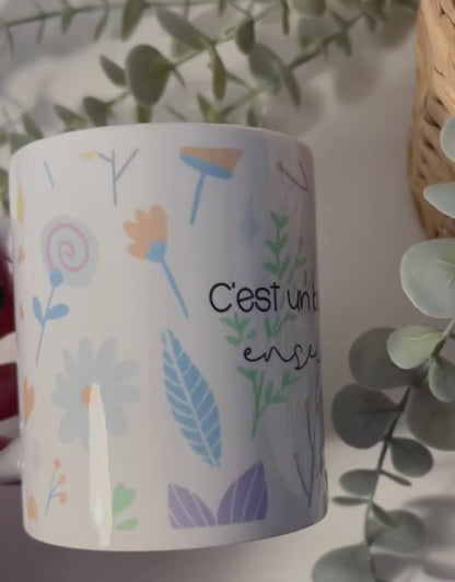 Mug "Avec toi, même les lundis sont sympas !"